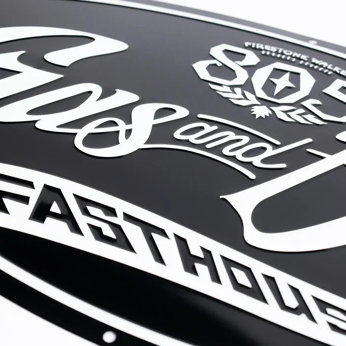 805 Taproom Metal Sign - Black