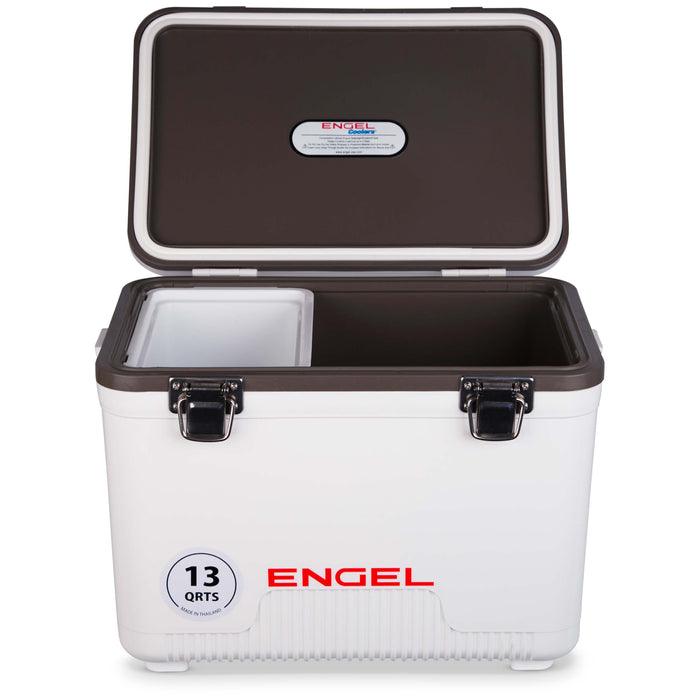 13 Quart Drybox / Cooler: White - Purpose-Built / Home of the Trades