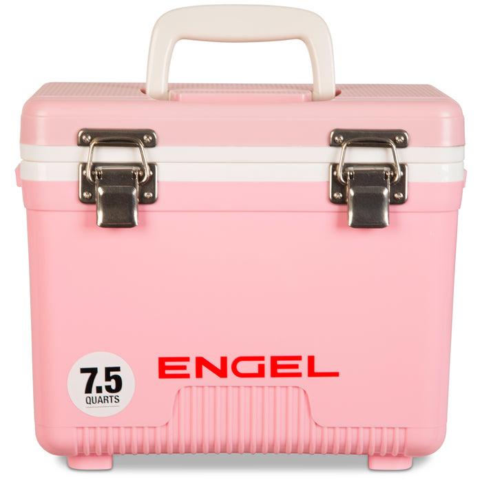 7.5 Quart Drybox / Cooler: Pink
