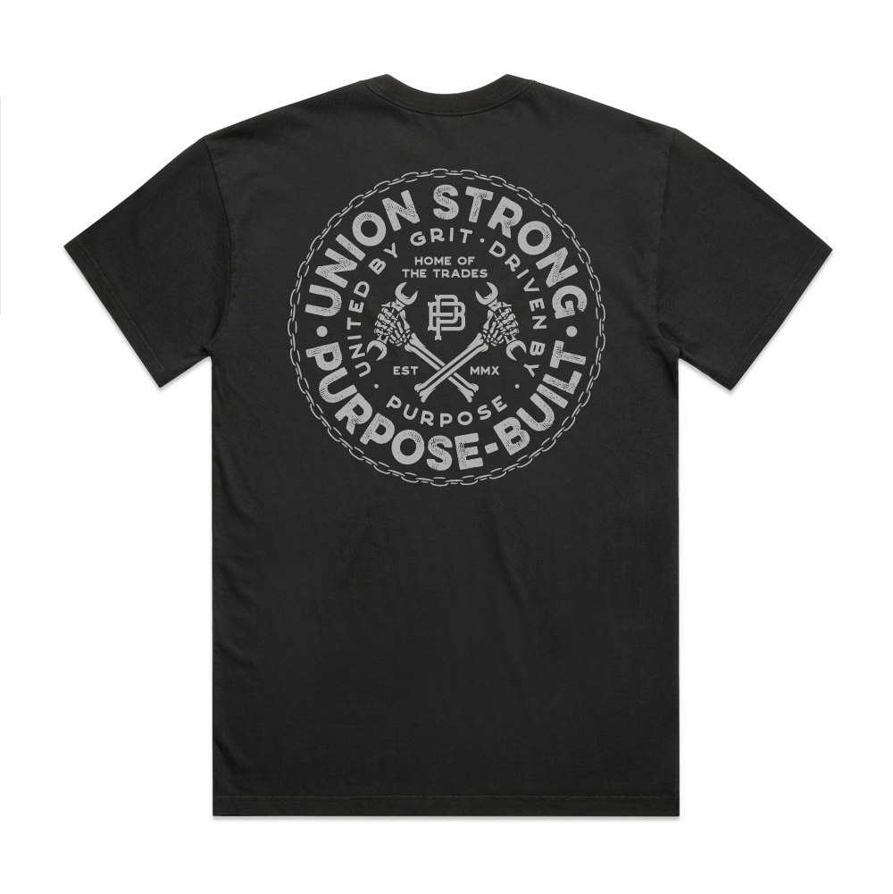 Union Strong Tee, Black