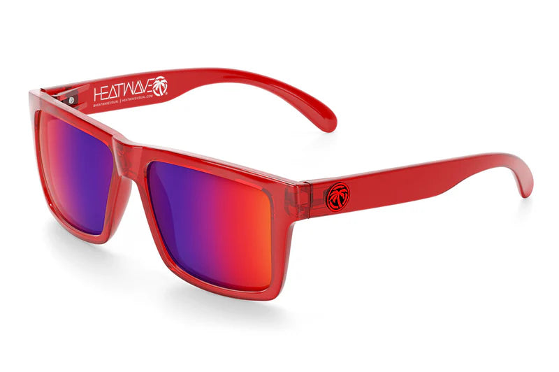 Vise Z87 Sunglasses: Neon Red