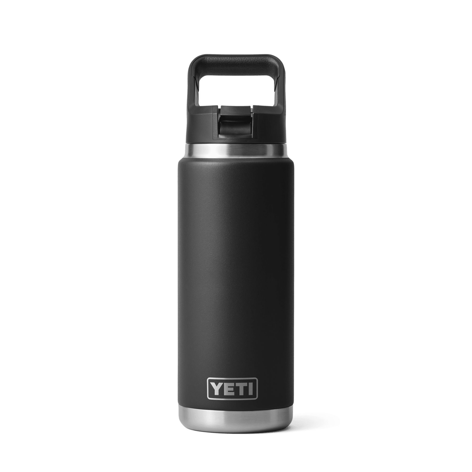 Rambler® 26 oz Water Bottle w/Straw Cap - Black - Purpose-Built / Home of the Trades