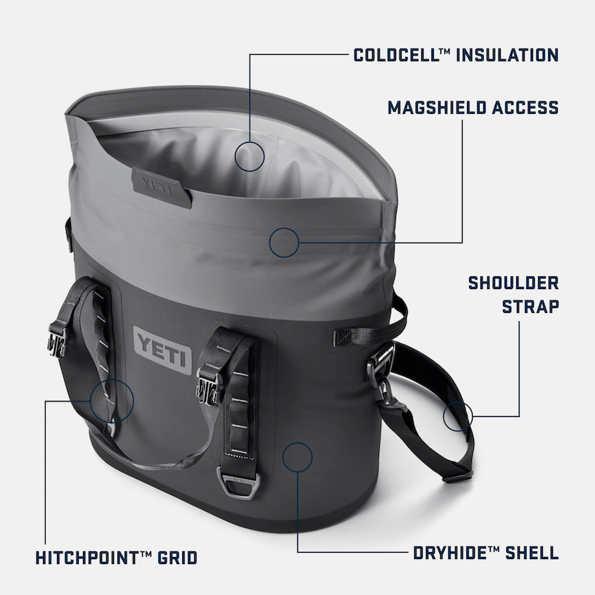 Hopper® M30 2.0 Soft Cooler - SUB Charcoal - Purpose-Built / Home of the Trades