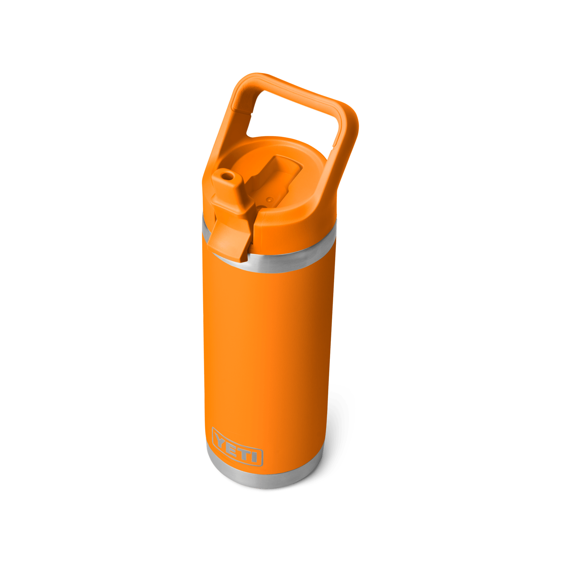Rambler® 18 oz Water Bottle w/Straw Cap - King Crab Orange - Purpose-Built / Home of the Trades
