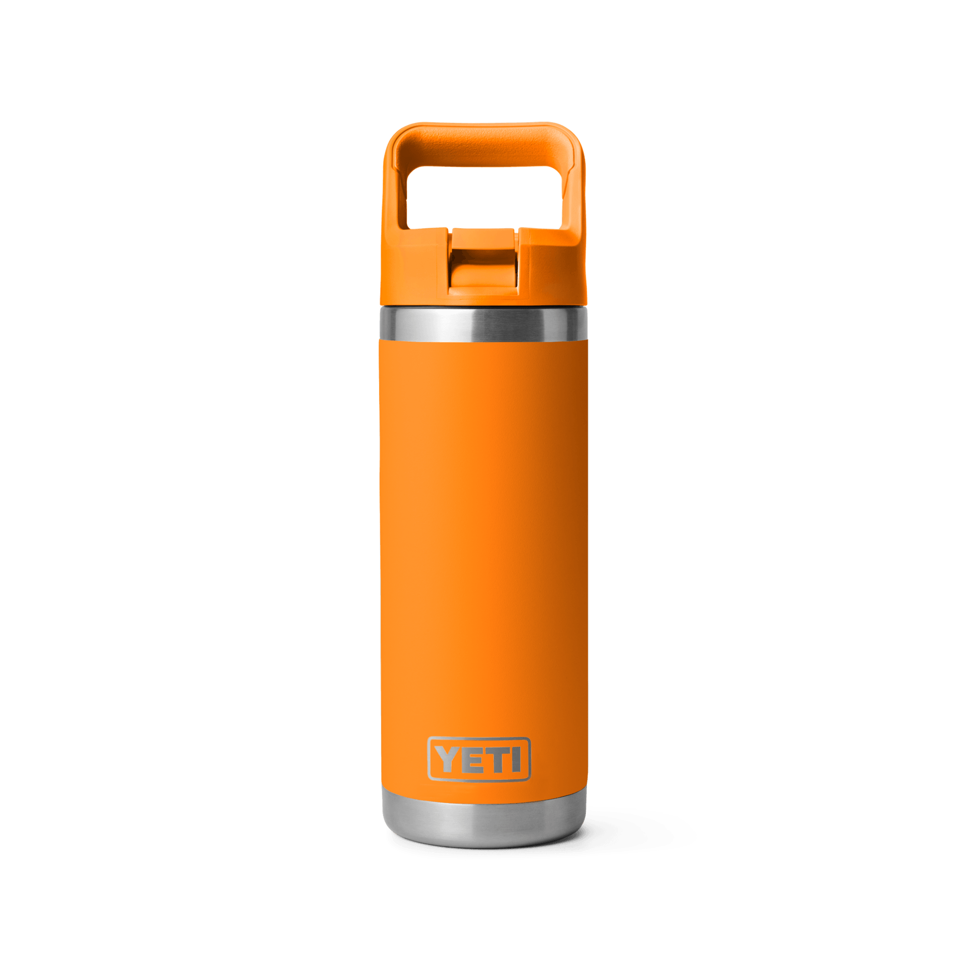 Rambler® 18 oz Water Bottle w/Straw Cap - King Crab Orange - Purpose-Built / Home of the Trades