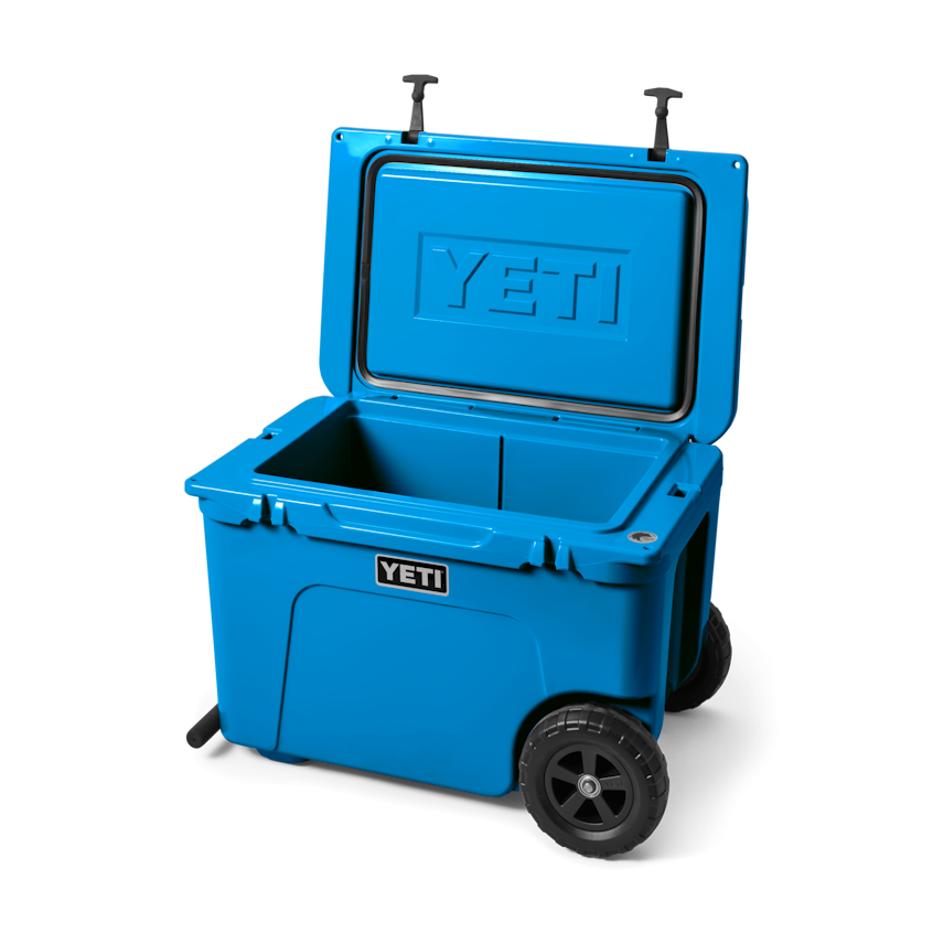 Tundra Haul Wheeled Cooler - Big Wave Blue