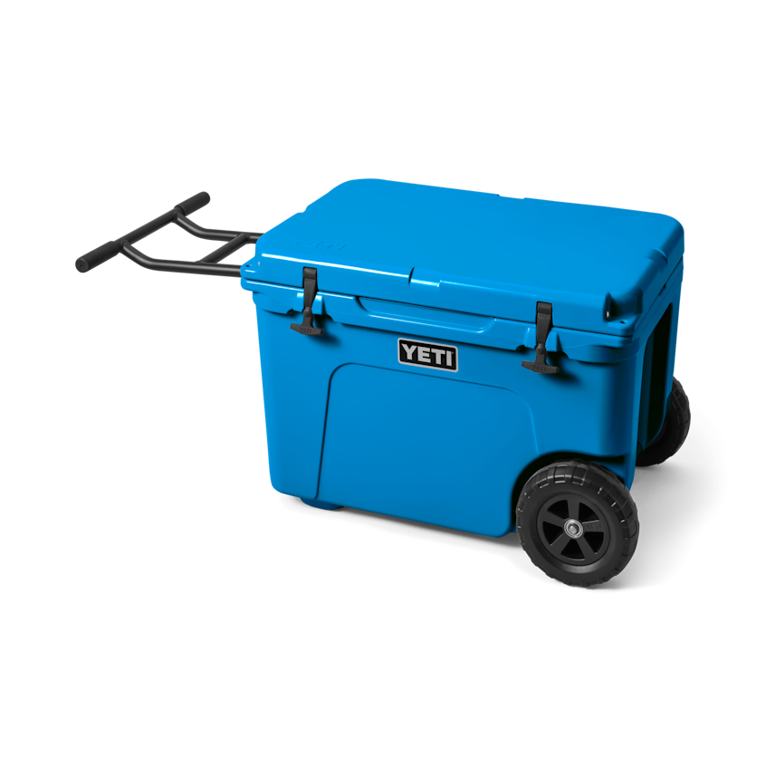 Tundra Haul Wheeled Cooler - Big Wave Blue