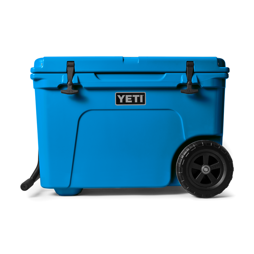 Tundra Haul Wheeled Cooler - Big Wave Blue