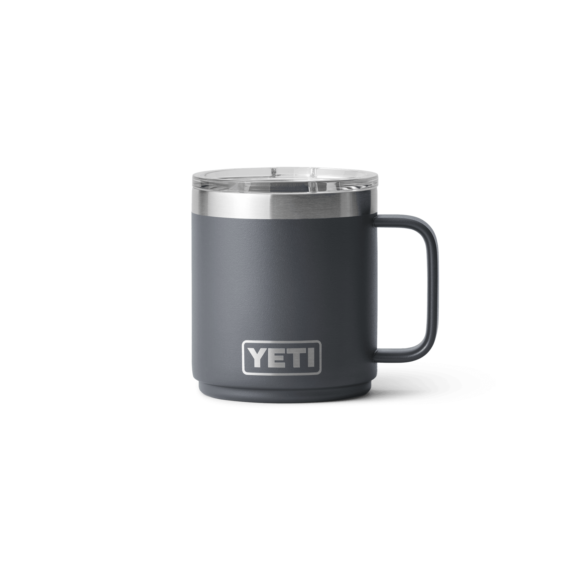 Rambler® 10 oz Stackable Mug - Charcoal - Purpose-Built / Home of the Trades