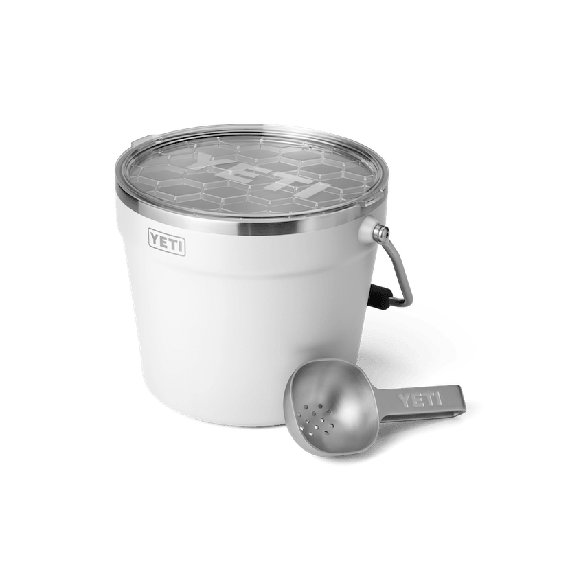 Rambler™ Beverage Bucket w/Lid - White - Purpose-Built / Home of the Trades