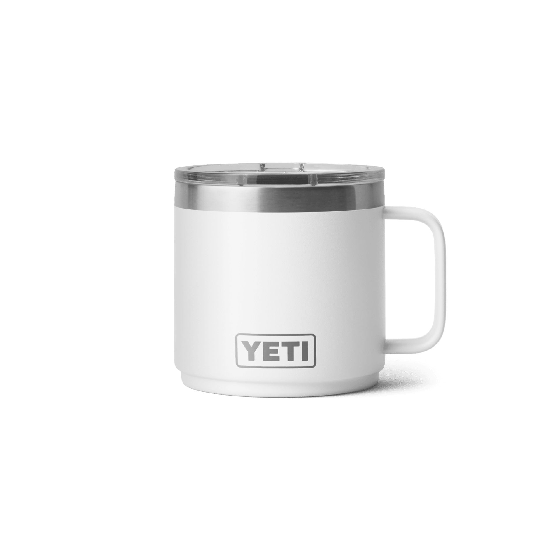 Rambler® 14 Oz Mug w/Magslider Lid - White - Purpose-Built / Home of the Trades