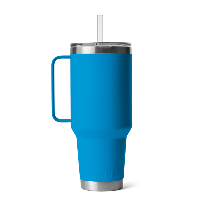 Rambler® 42 oz Mug W/Straw Lid - Big Wave Blue