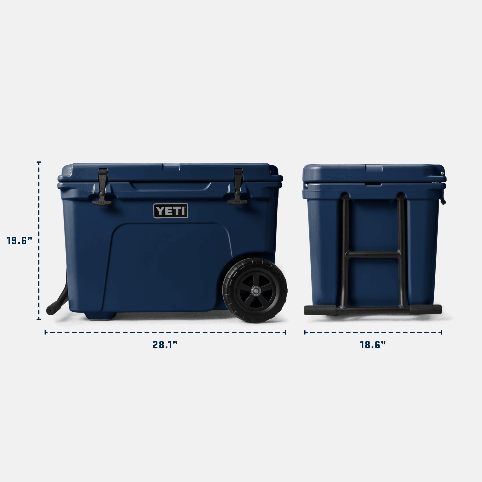 Tundra Haul - Wheeled Cooler - Navy - Purpose-Built / Home of the Trades