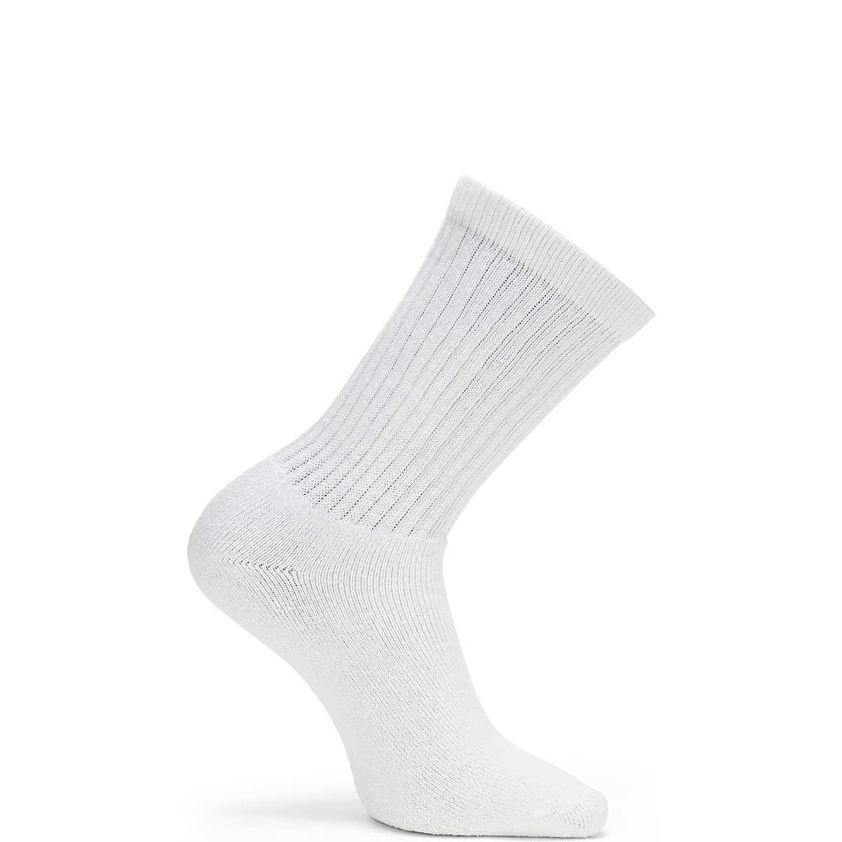 Men's 4-Pack Full Cushion Cotton Crew Sock - White - Purpose-Built / Home of the Trades