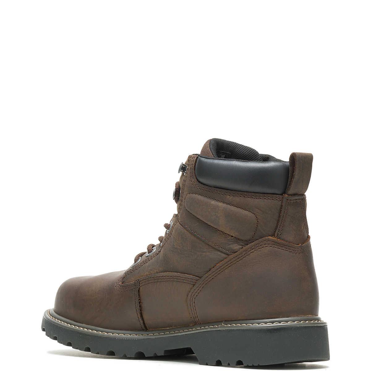 Men's Floorhand Waterproof Steel Toe 6" Work Boot - Dark Brown