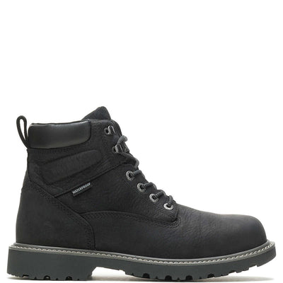 CLOSEOUT Men's Floorhand Waterproof Steel Toe 6" Work Boot - Black