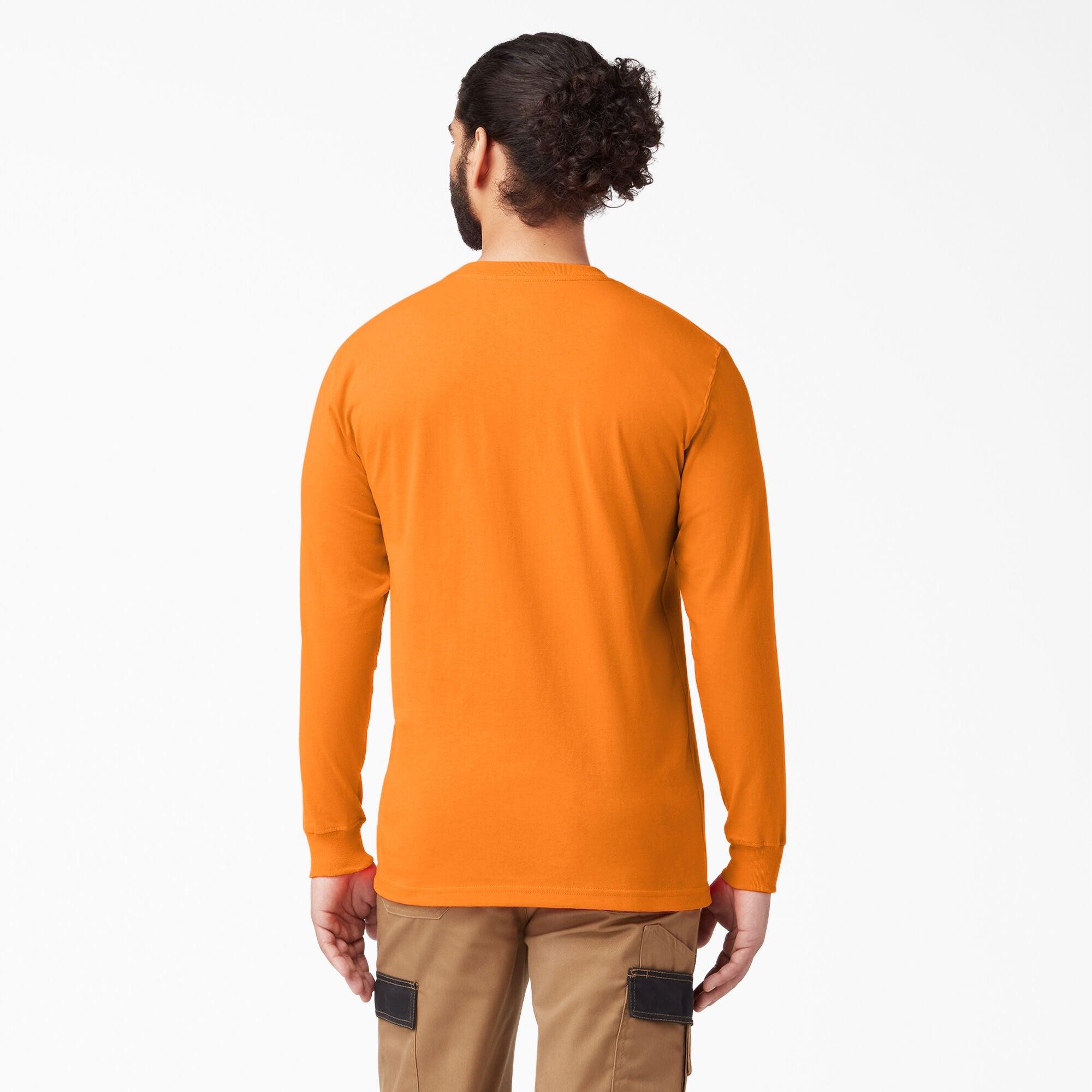 Heavyweight Long Sleeve Pocket T-Shirt, Orange - Purpose-Built / Home of the Trades