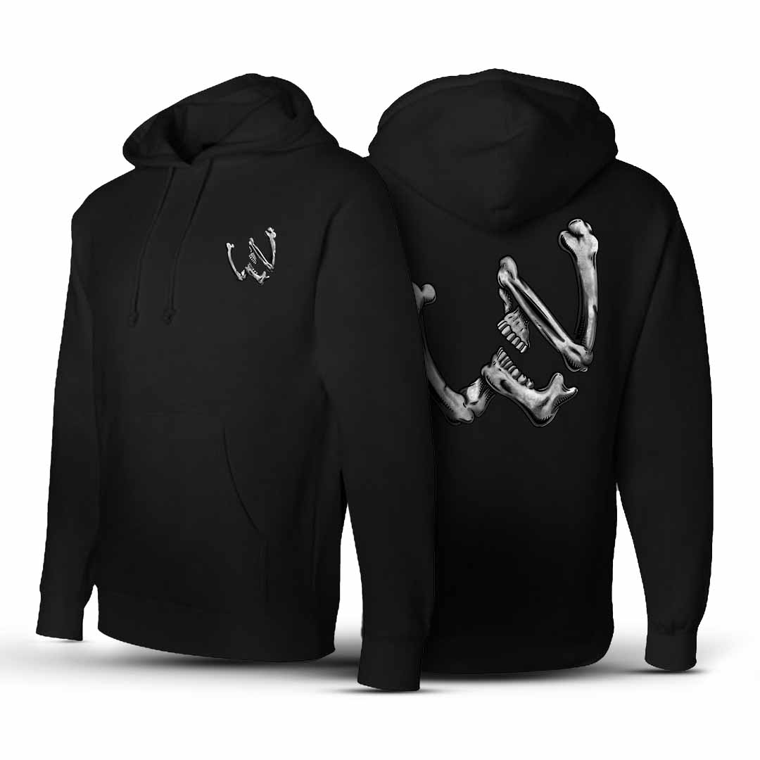 Jawbone Hoodie, Black