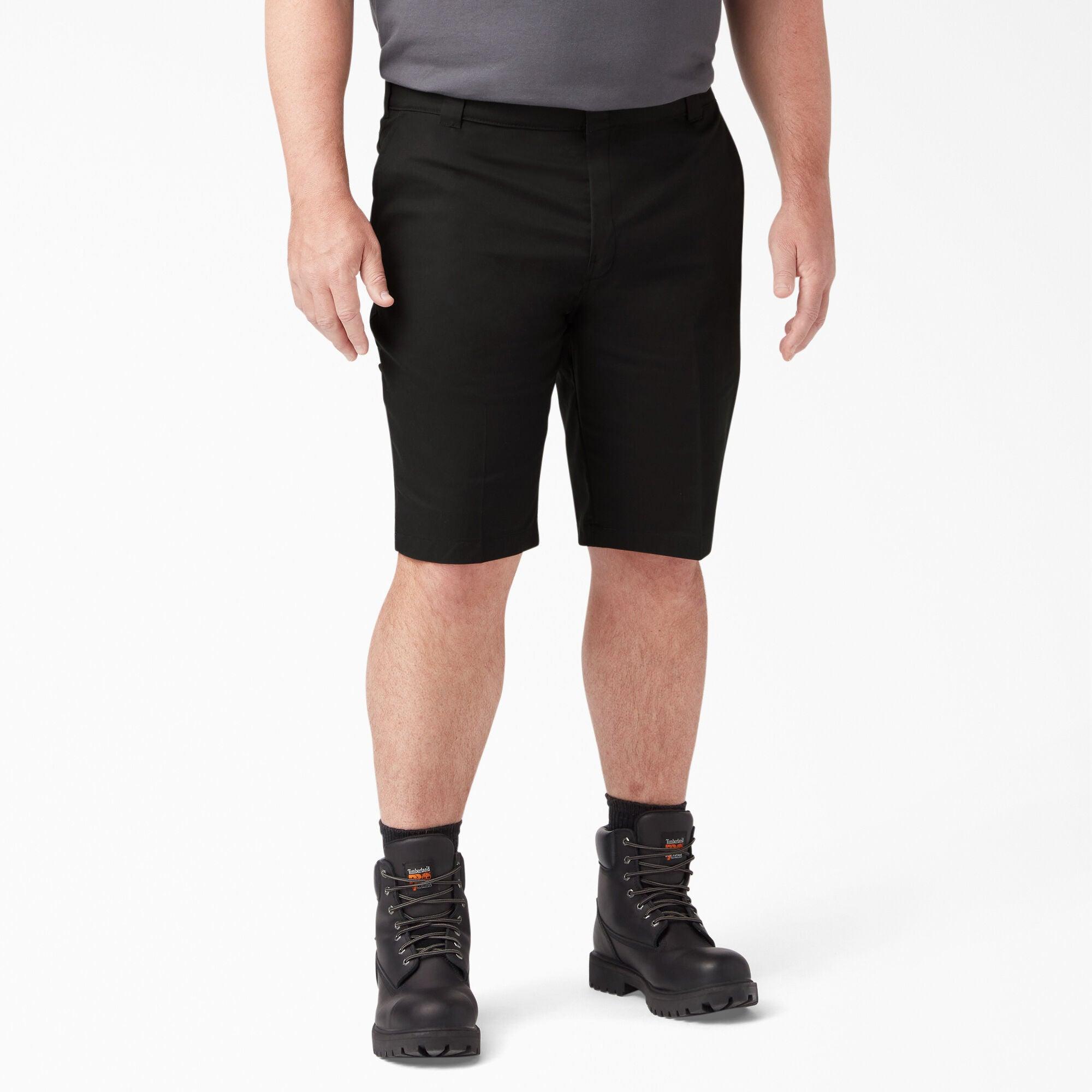 FLEX Cooling Active Waist Regular Fit Shorts, 11", Black - Purpose-Built / Home of the Trades