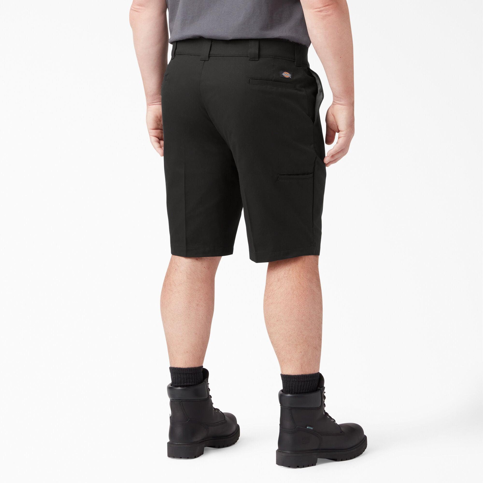 FLEX Cooling Active Waist Regular Fit Shorts, 11", Black - Purpose-Built / Home of the Trades