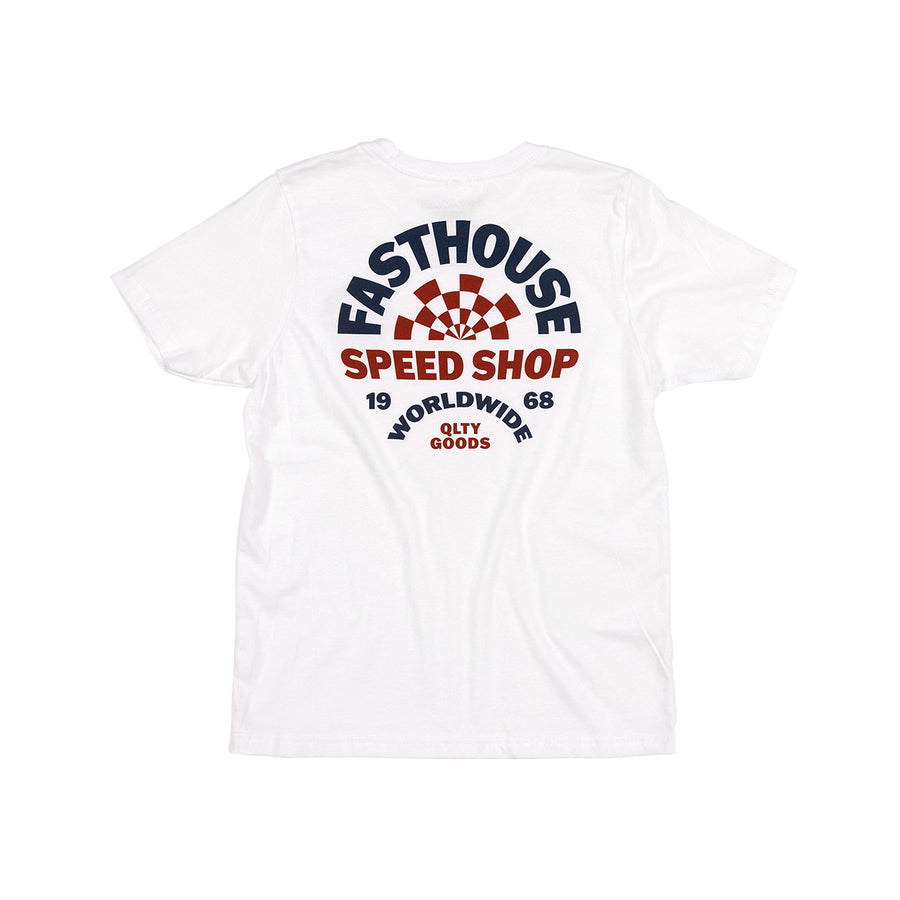 Youth Deco SS Tee - White