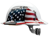 DAX Full Brim Hardhat (American Flag)