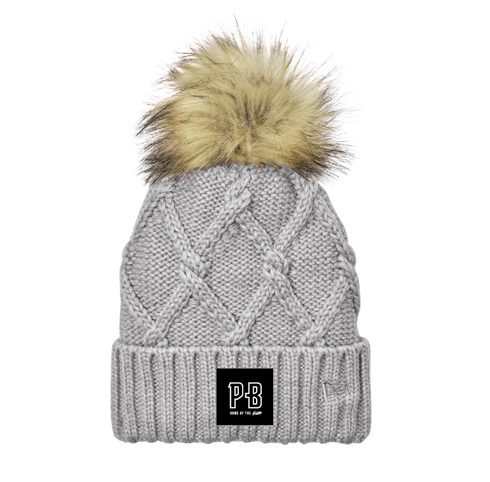 PB Pom Beanie, Grey