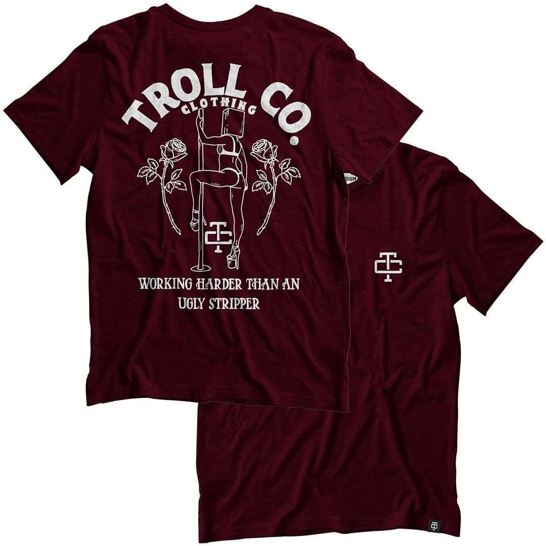 Butterface T-Shirt: Maroon - Purpose-Built / Home of the Trades