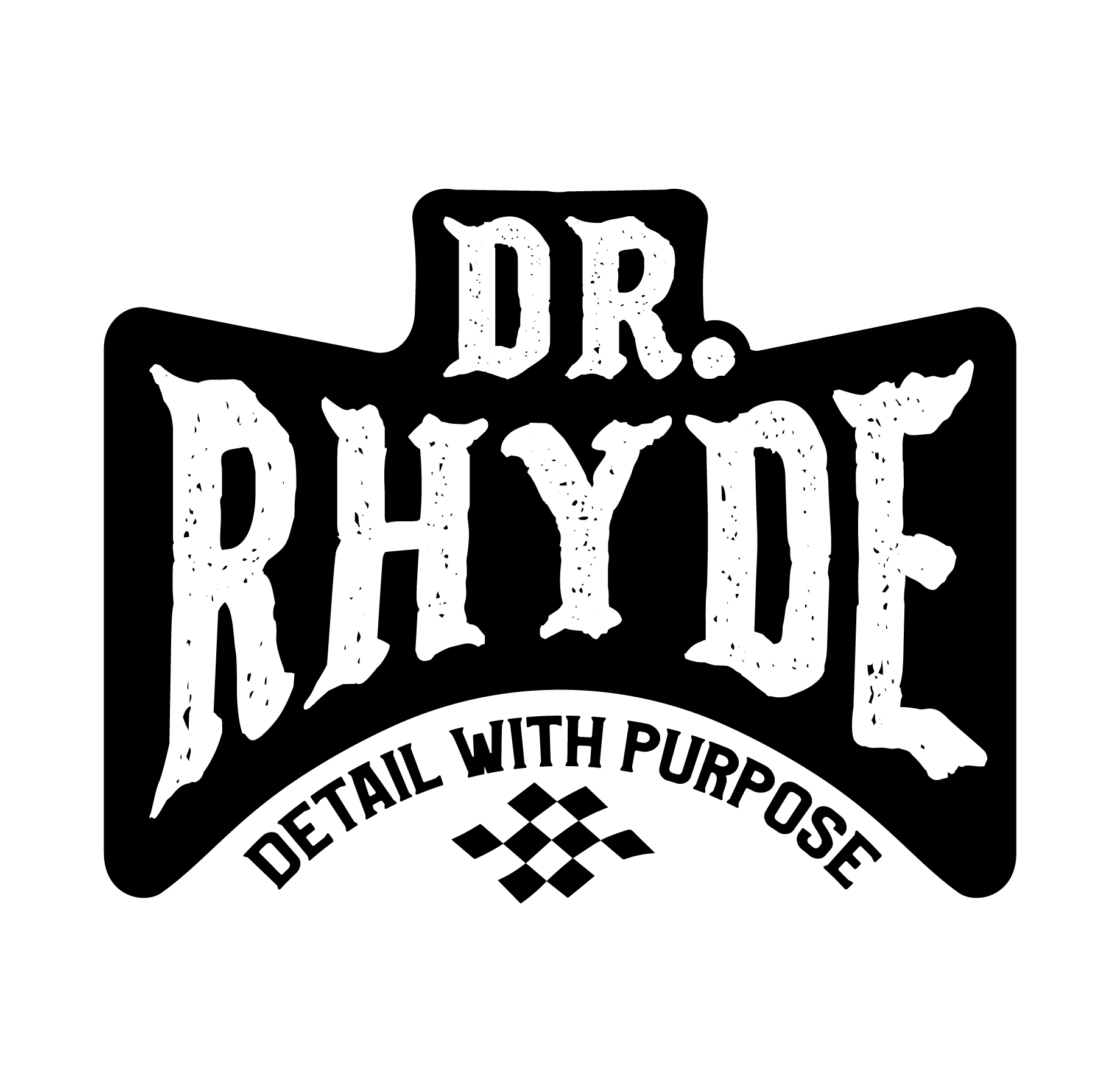 Dr Rhyde Sticker, 3.5"