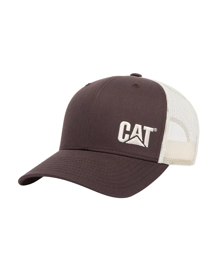 Cat X Richardson 112 Trucker Hat - Dark Earth/Chalk