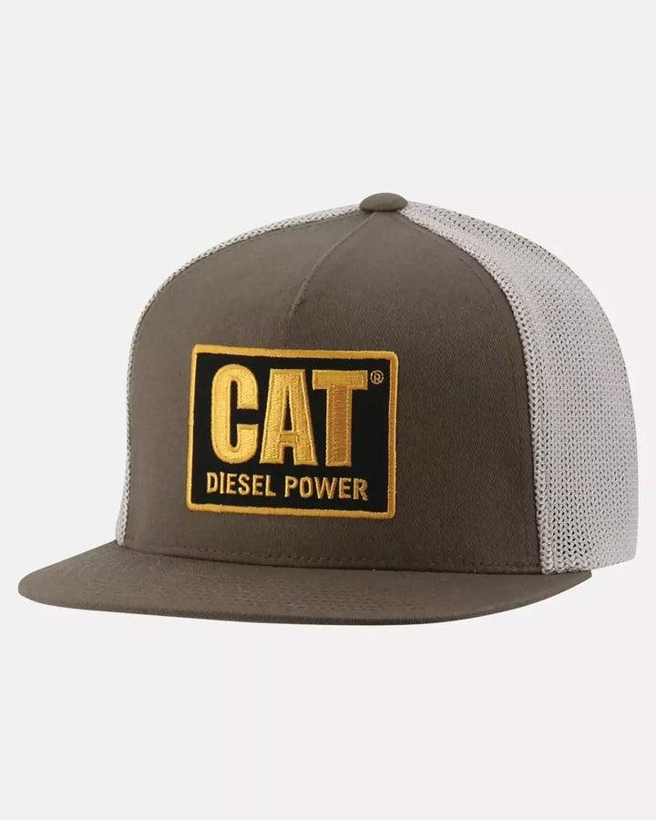 Men's Diesel Power Flexfit Trucker Hat - Dark Earth - Purpose-Built / Home of the Trades