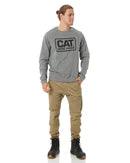 Cat Diesel Power L/S Tee - Dark Heather Grey - Purpose-Built / Home of the Trades