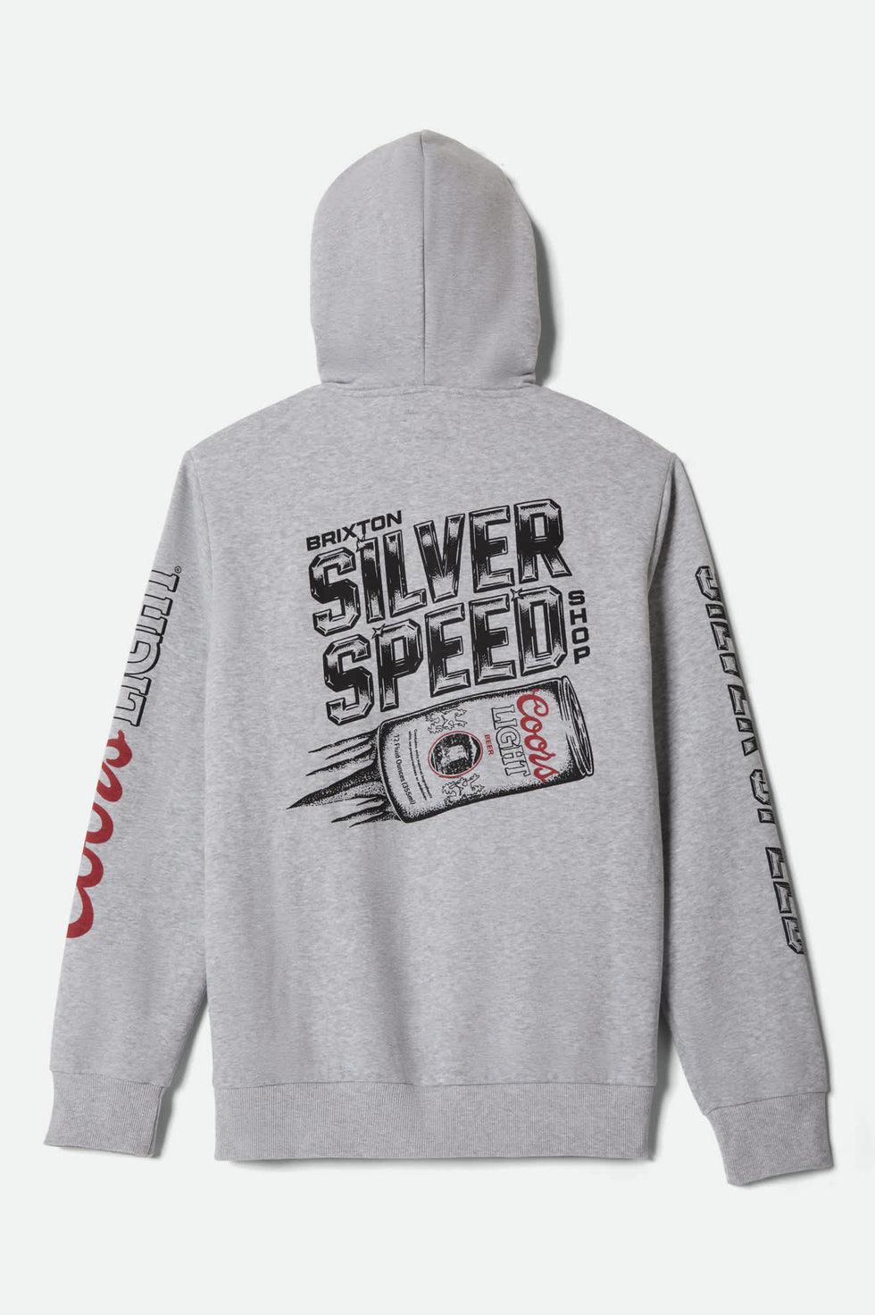 Coors Light Silver Speed Hoodie- Heather Grey