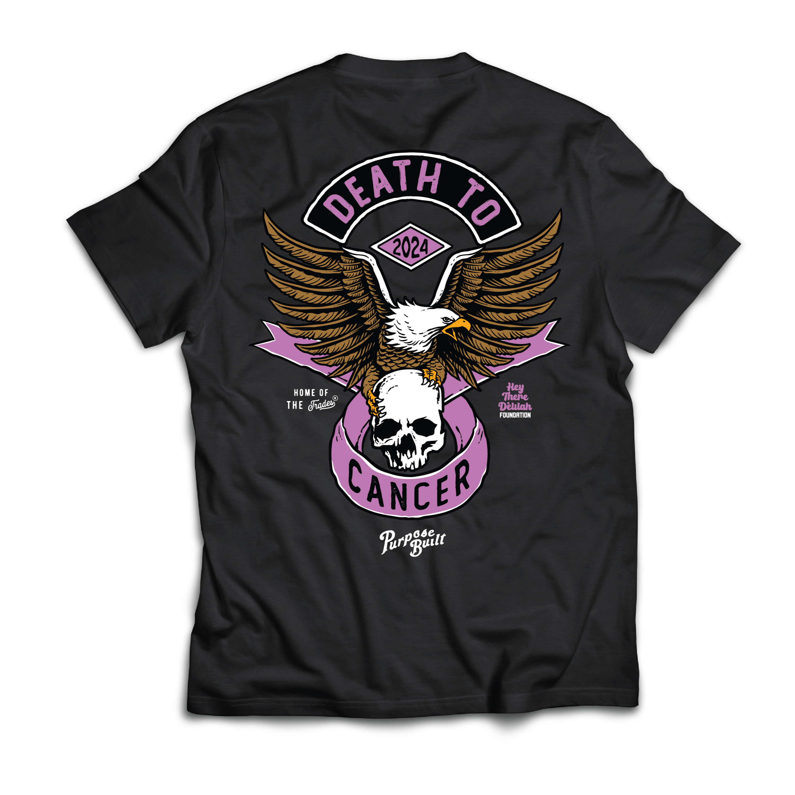 Death to Cancer Tee, Black