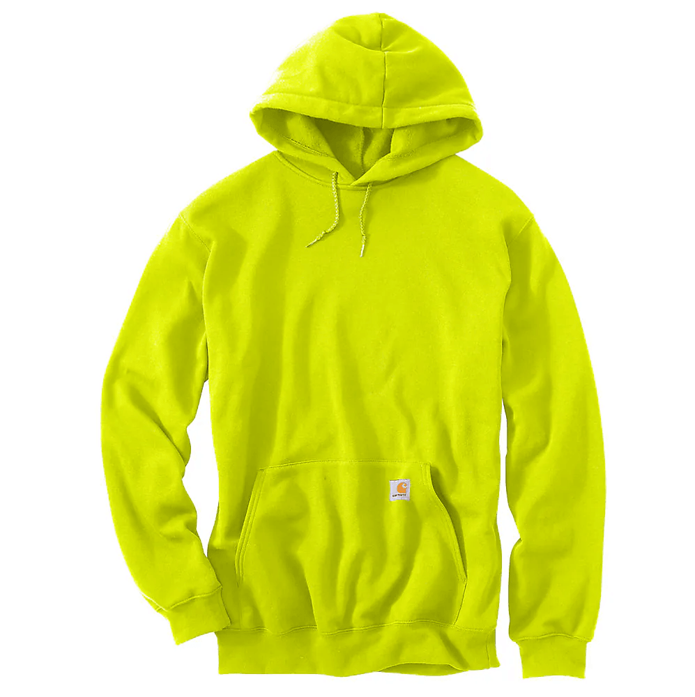 Loose fit midweight hoodie - Brite Lime - Purpose-Built / Home of the Trades