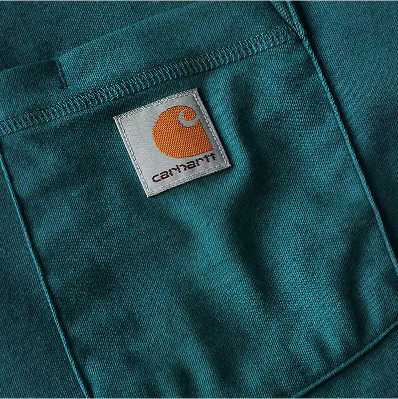 Force Relaxed Fit Midweight S/S Pocket T-Shirt - Greenstone