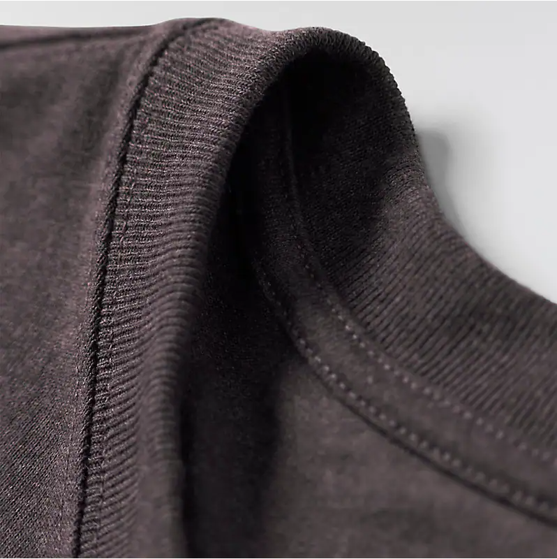 K87 - Loose Fit Heavyweight Pocket Tee- Dark Sepia Heather
