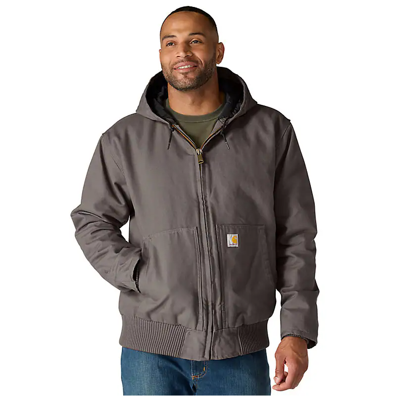 Washed Duck Insulated Jacket - Gravel