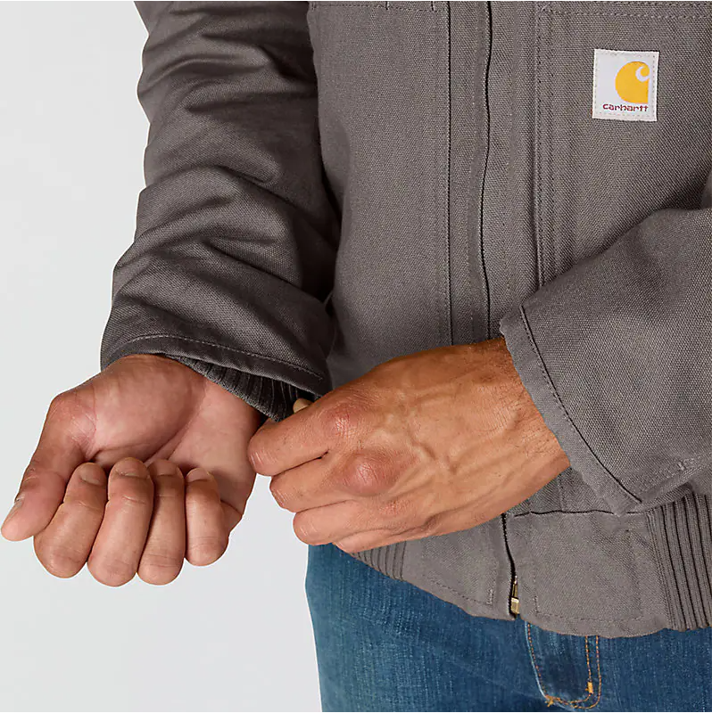 Washed Duck Insulated Jacket - Gravel