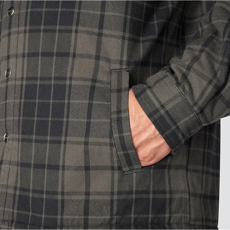 Hubbard Plaid Shirt Jac- Navy/Shadow