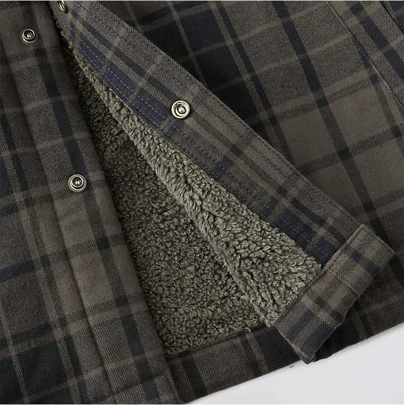 Hubbard Plaid Shirt Jac- Navy/Shadow