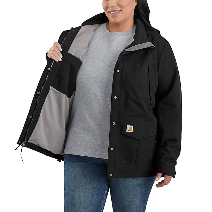 Women's Storm Defender Relaxed Fit Heavyweight Jacket - Black