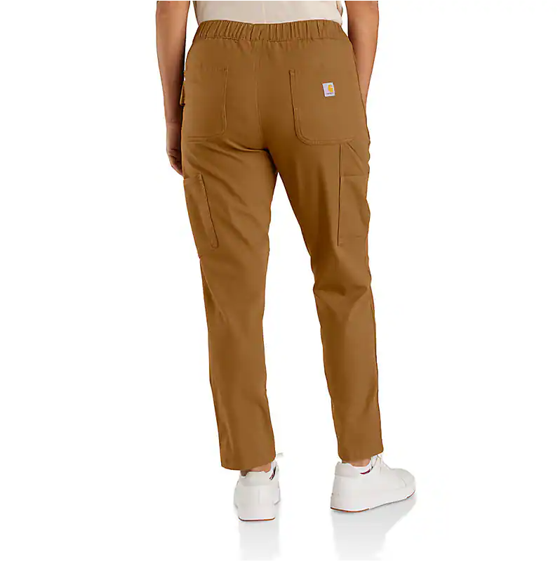 Women's Force Relaxed Fit Ripstop Work Pant - Carhartt Brown