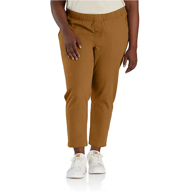 Women's Force Relaxed Fit Ripstop Work Pant - Carhartt Brown