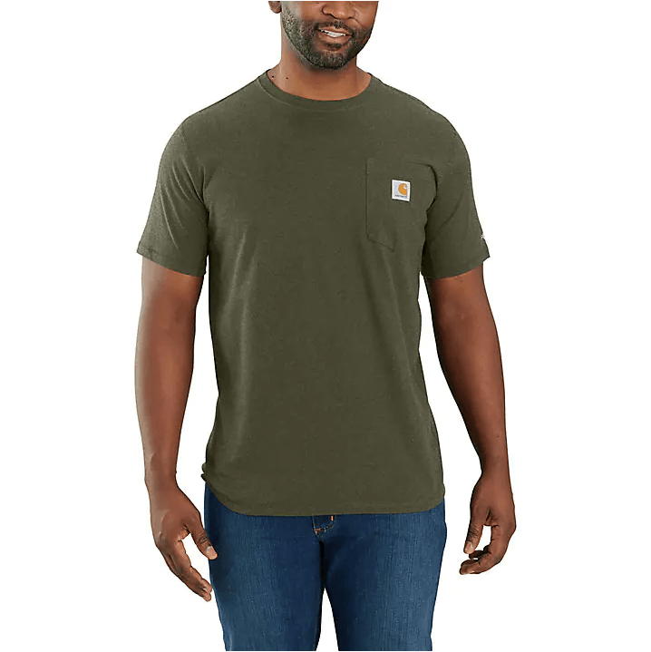 Carhartt force® relaxed fit midweight short-sleeve pocket t-shirt - Basil Heather - Purpose-Built / Home of the Trades