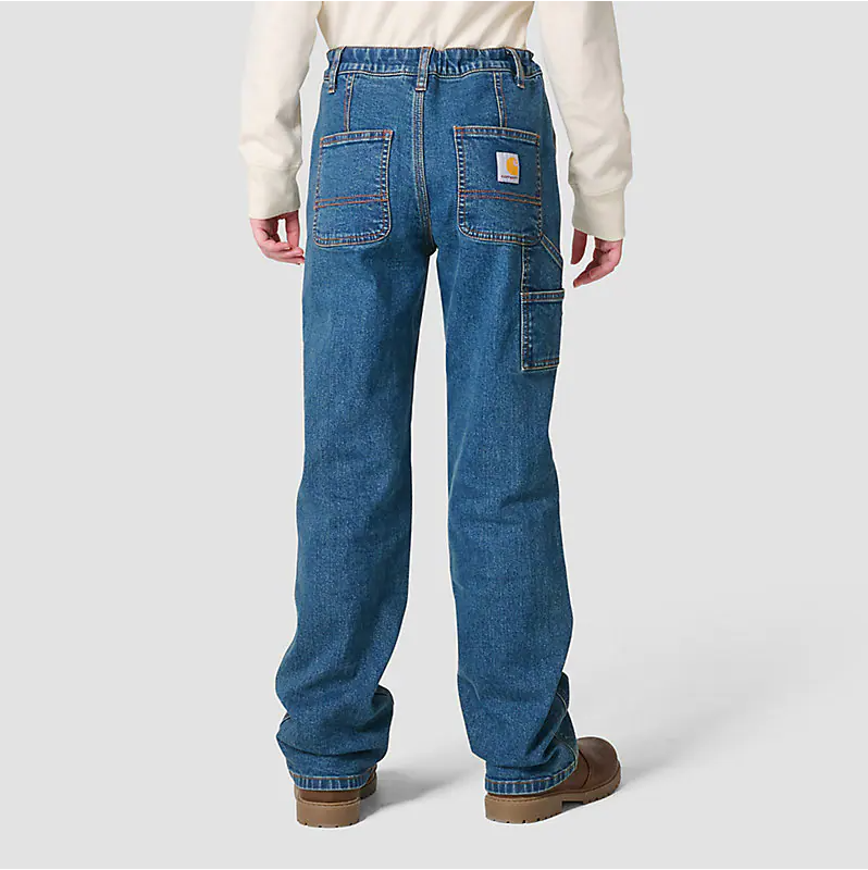 Youth Girls Essential Work Jean - Denim Medium Wash