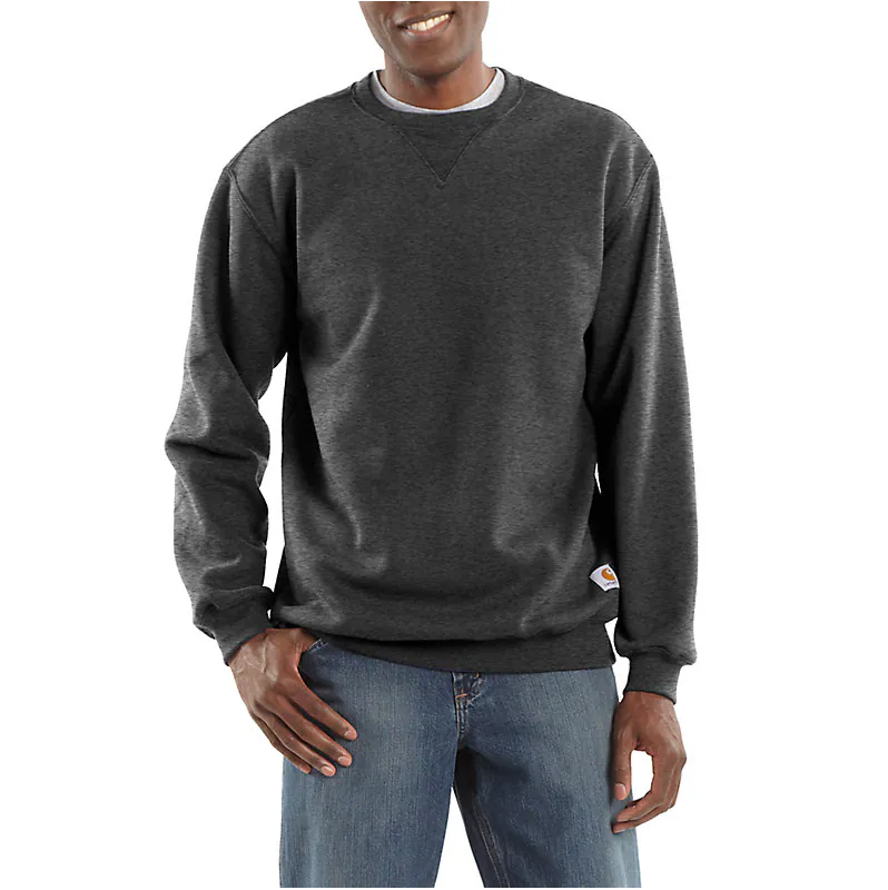 K124 Loose Midweight Crewneck Sweatshirt - Carbon