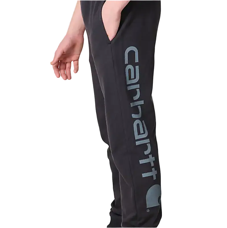 Youth Boy's French Terry Garment Dyed SweatPant - Caviar Black Wash