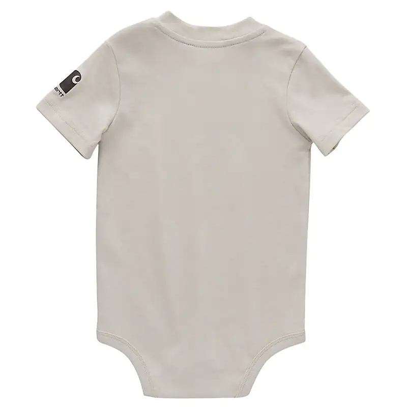 Infant Short-Sleeve Dog Bodysuit - Malt
