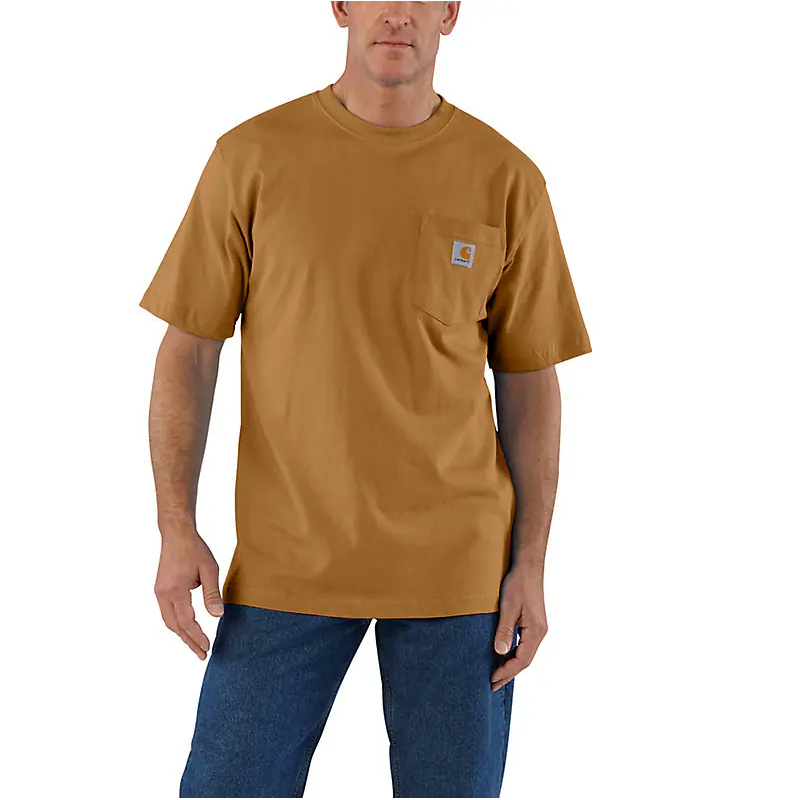 K87 - Loose Fit Heavyweight Pocket Tee, Carhartt Brown